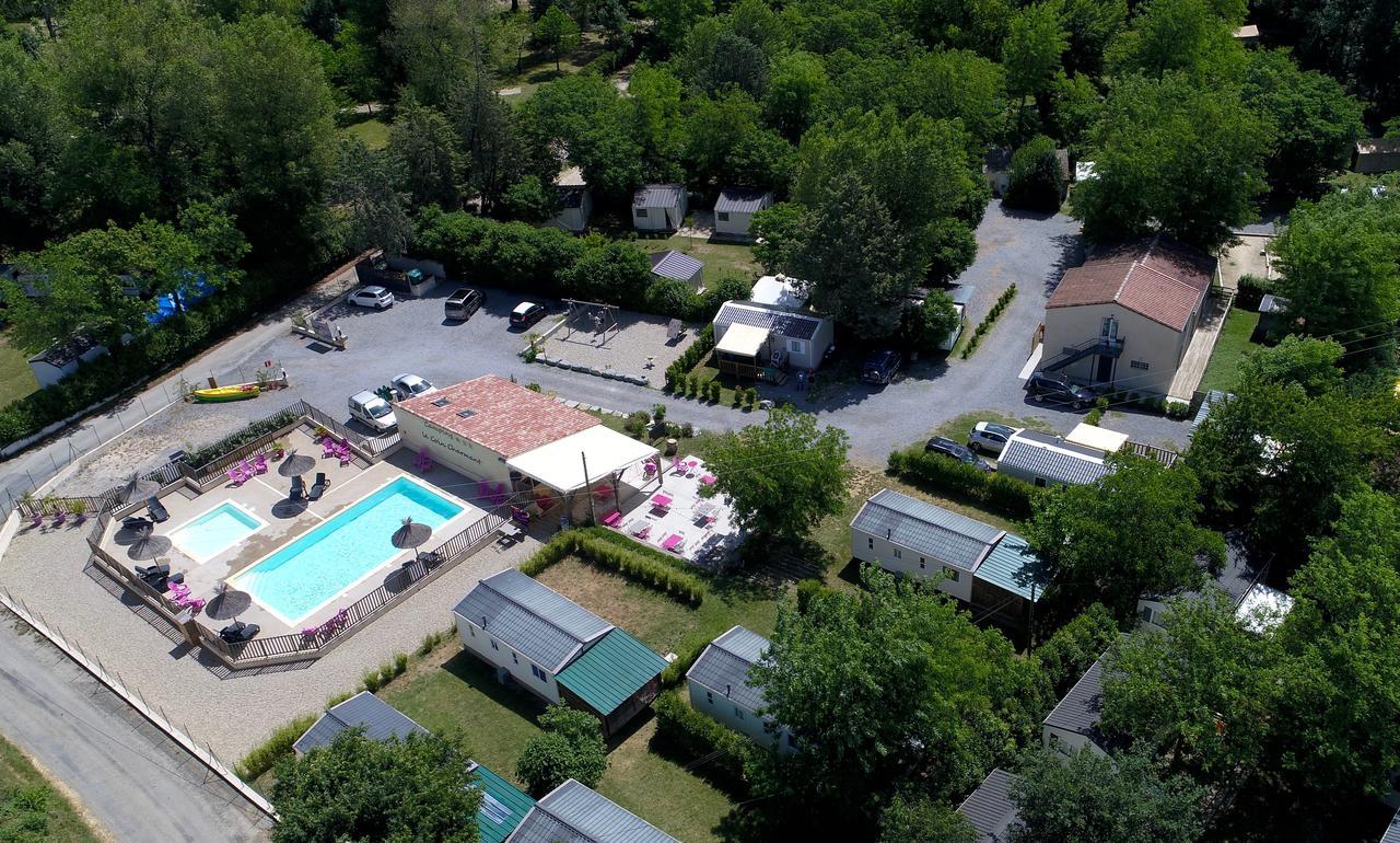 Camping Le Coin Charmant Chauzon Exterior foto